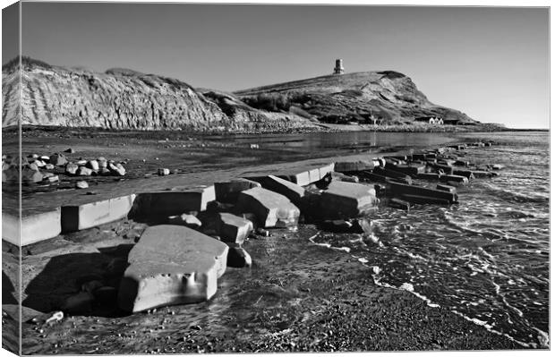 Kimmeridge Bay   Canvas Print by Darren Galpin