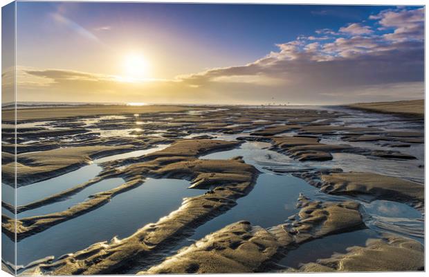 Anderby Creek Canvas Print by Darren Ball