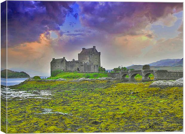 Eilean Donan Castle Canvas Print by paul jenkinson