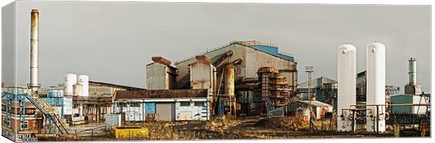 The panorama from the steelworks. Canvas Print by Alex Tenters