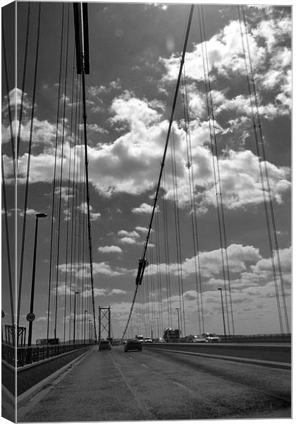 Forth Road Bridge Canvas Print by Shaun Cope