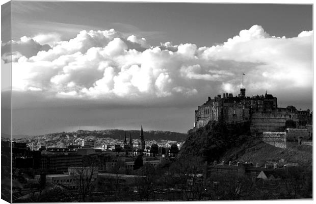 Edinburgh Castle Canvas Print by Shaun Cope