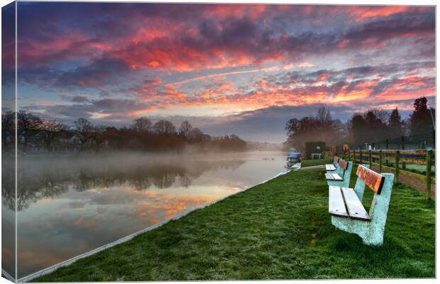 River Thames at Cookham Canvas Print by Mick Vogel