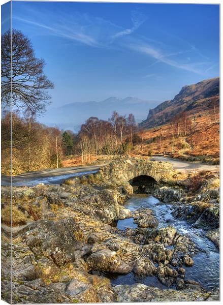 Ashness Bridge Canvas Print by Tracey Whitefoot