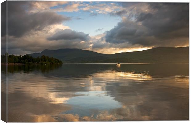 Loch Lomond Canvas Print by Tracey Whitefoot