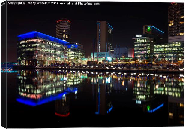 Media City Canvas Print by Tracey Whitefoot
