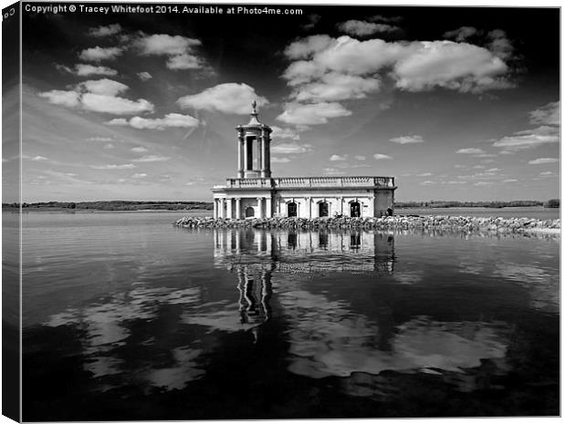 Normanton Church Reflections Canvas Print by Tracey Whitefoot