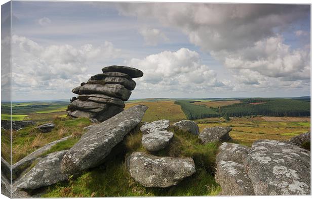 Rocky Outcrop Canvas Print by CHRIS BARNARD