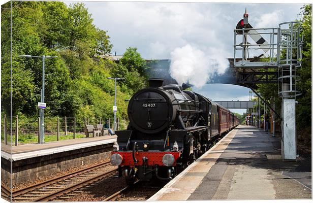  The Lancashire Fusilier Canvas Print by CHRIS BARNARD