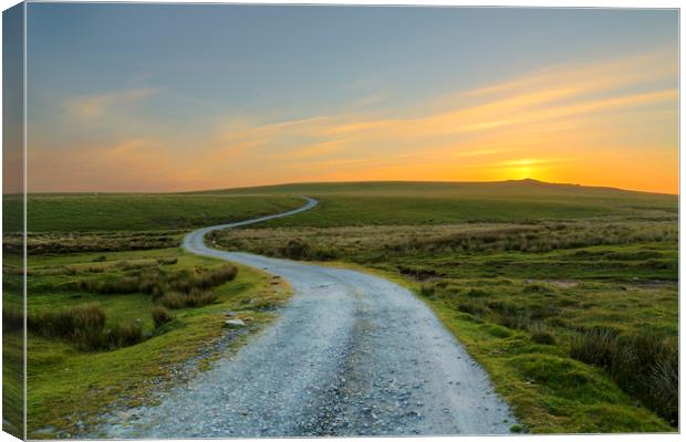 The Long and Winding Road Canvas Print by CHRIS BARNARD