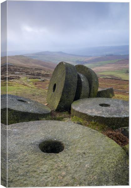 The Millstones Canvas Print by CHRIS BARNARD