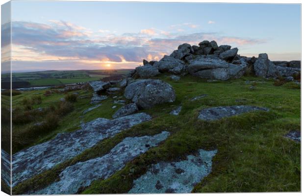 Rocky Outcrop Canvas Print by CHRIS BARNARD