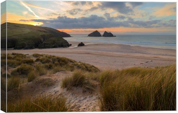 Carters Rocks Sunset Canvas Print by CHRIS BARNARD