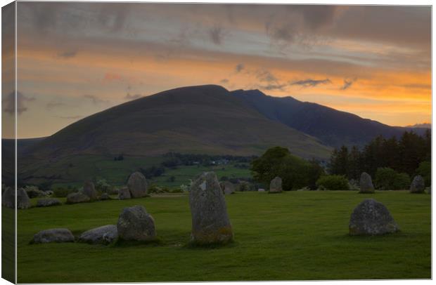 Castlerigg Stone Circle Canvas Print by CHRIS BARNARD