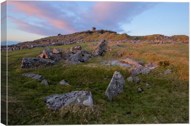 Stowes Hill on Bodmin Moor  Canvas Print by CHRIS BARNARD