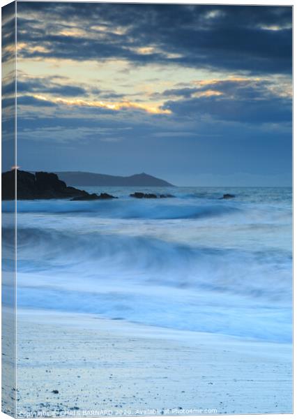 Portwrinkle Sunrise Canvas Print by CHRIS BARNARD