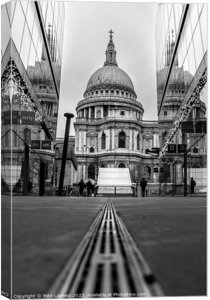St Paul's Canvas Print by Pete Lawless