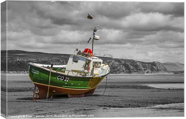 Celtic Lady Abersoch Canvas Print by Pete Lawless