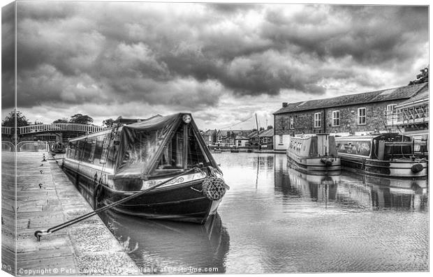 Chester Urban Waterways Series Canvas Print by Pete Lawless