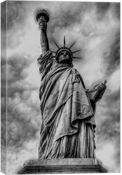 Statue of Liberty Canvas Print by Pete Lawless