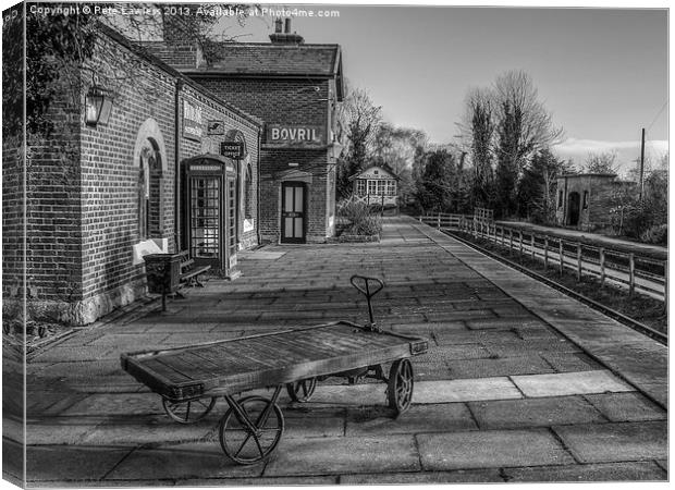 Train Station Canvas Print by Pete Lawless