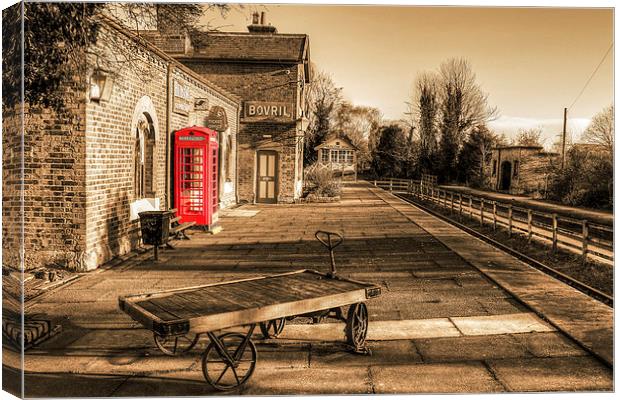 Hadlow Road Station Canvas Print by Pete Lawless