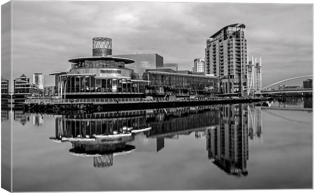 Salford Quays Canvas Print by Pete Lawless