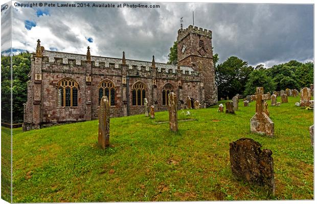   St Cyres and St Julitta Church, Exeter Canvas Print by Pete Lawless