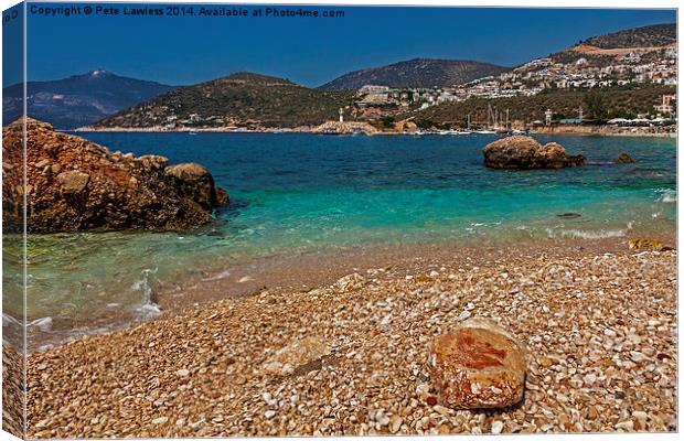  Kalkan Canvas Print by Pete Lawless