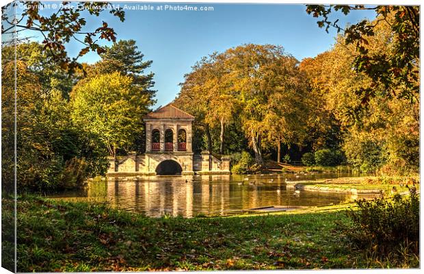  The Roman Boat House Canvas Print by Pete Lawless