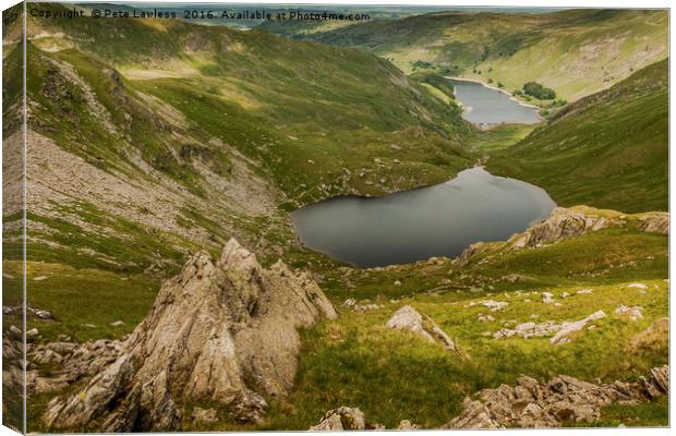 Haweswater Canvas Print by Pete Lawless