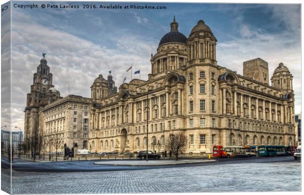 The Three Graces Canvas Print by Pete Lawless