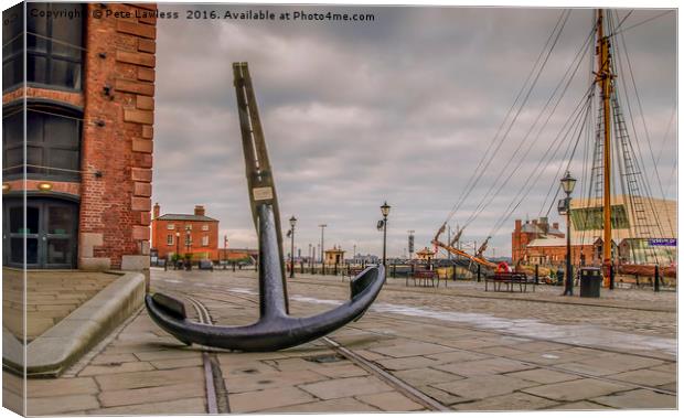 Albert Dock Liverpool Canvas Print by Pete Lawless