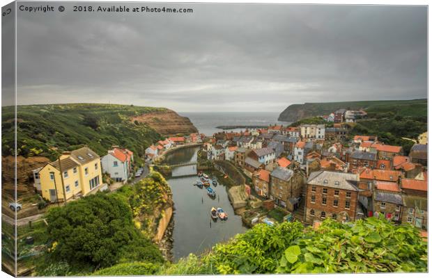 Staithes Canvas Print by Pete Lawless