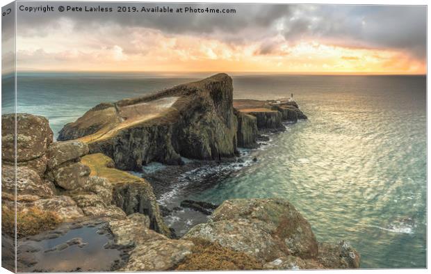 Neist Point Canvas Print by Pete Lawless