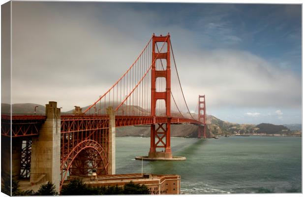 Golden Gate Bridge Canvas Print by Pete Lawless