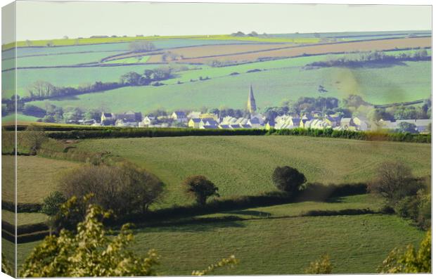 Devonshire landscape Canvas Print by Bryan 4Pics