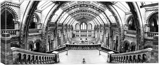 National History Museum panoramic 01. Canvas Print by Jan Venter