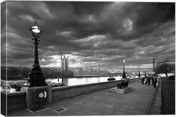 Houses of Parliament Canvas Print by Jan Venter