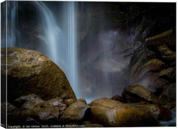 Waterfall landscape Canvas Print by Jan Venter