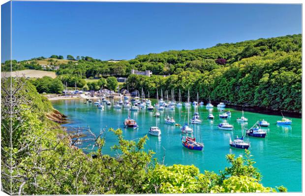 Watermouth Cove Harbour North Devon Canvas Print by austin APPLEBY