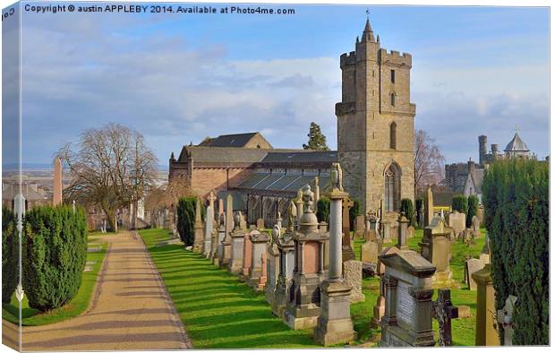 HOLY RUDE CHURCH STIRLING Canvas Print by austin APPLEBY