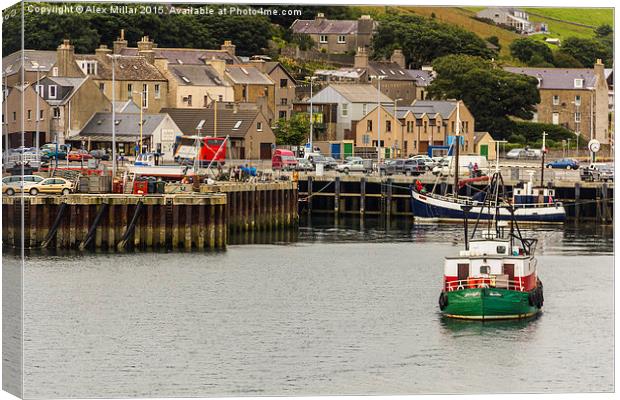  Stromness Harbour Canvas Print by Alex Millar