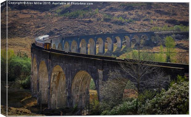  Glenfinnan Viaduct Canvas Print by Alex Millar
