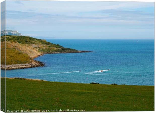      Sea View                           Canvas Print by Jane Metters