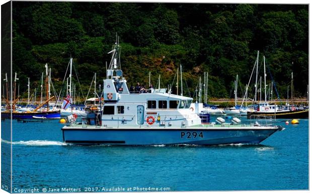 HMS Trumpeter P294 Canvas Print by Jane Metters