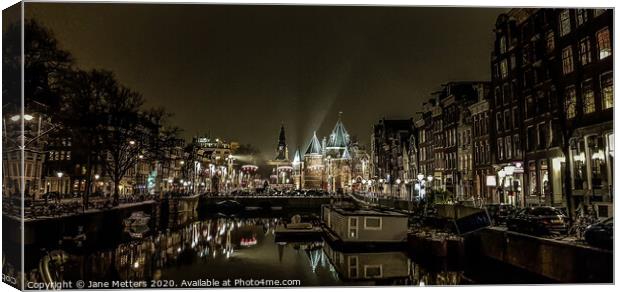 Amsterdam Canvas Print by Jane Metters