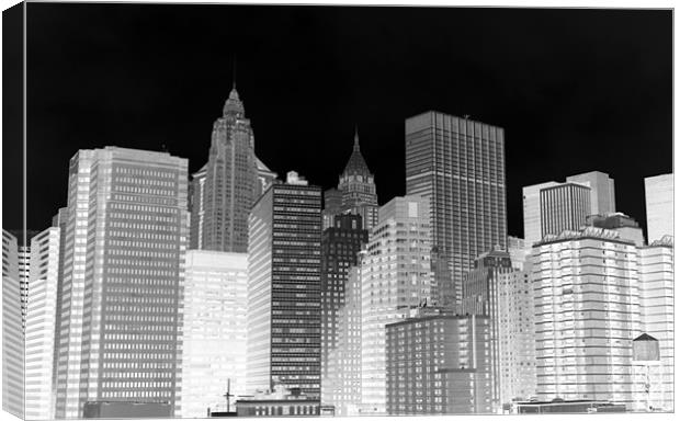 New York Skyscrapers 2 Canvas Print by Megan Winder