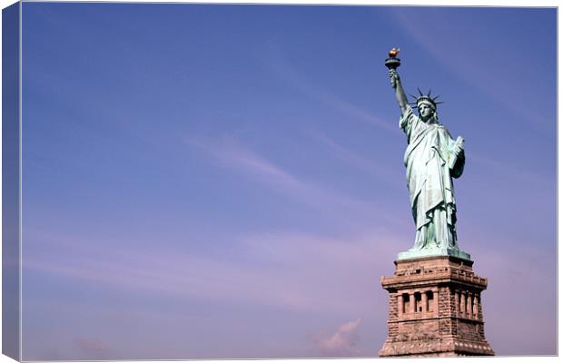 The Statue of Liberty Canvas Print by Megan Winder