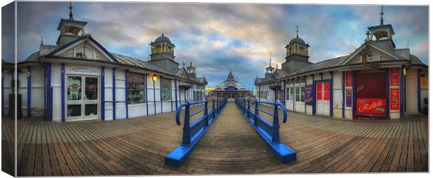 A Gift from the Pier Canvas Print by Michael Baldwin